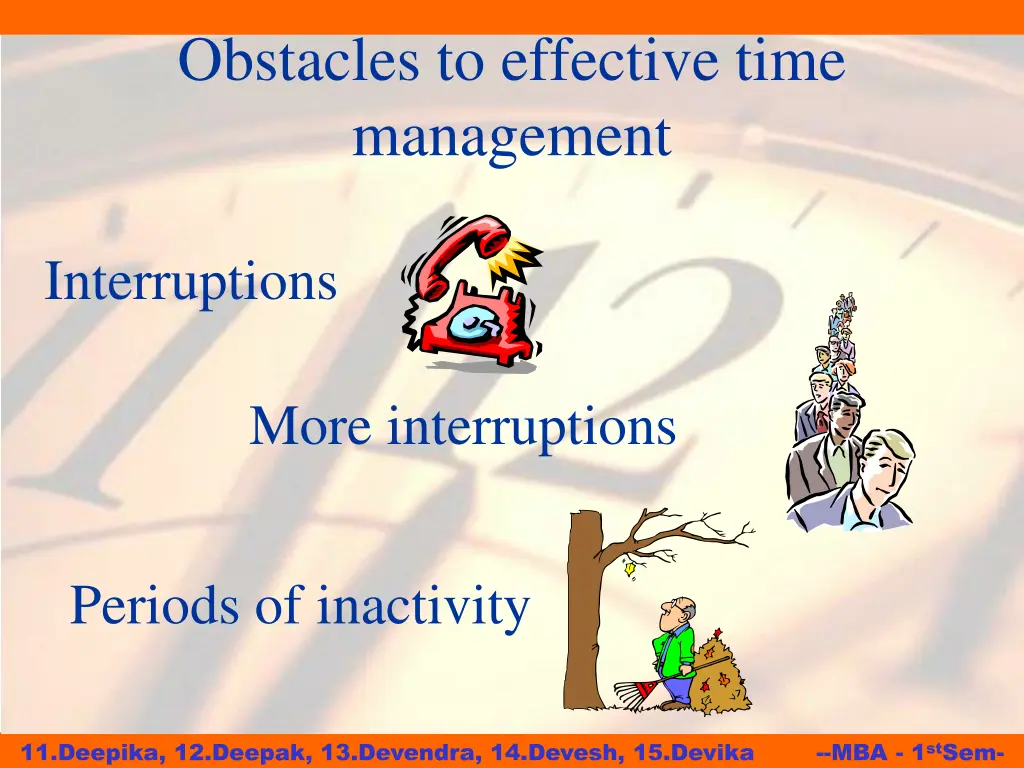 obstacles to effective time management 1