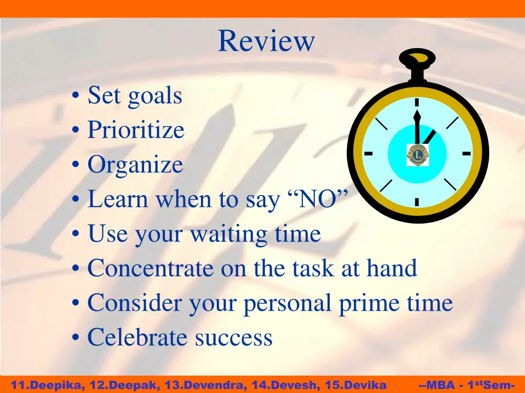 review