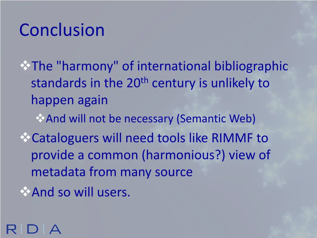 conclusion
