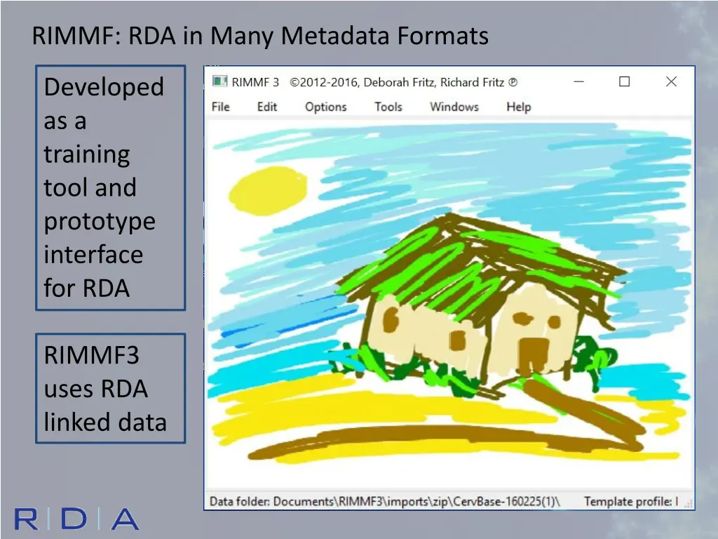 rimmf rda in many metadata formats