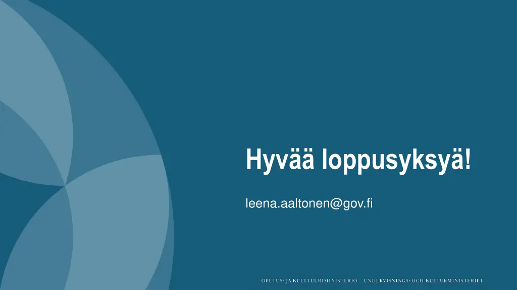 hyv loppusyksy