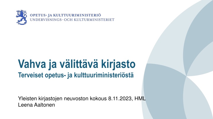 vahva ja v litt v kirjasto terveiset opetus