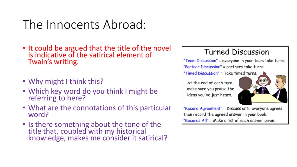 the innocents abroad