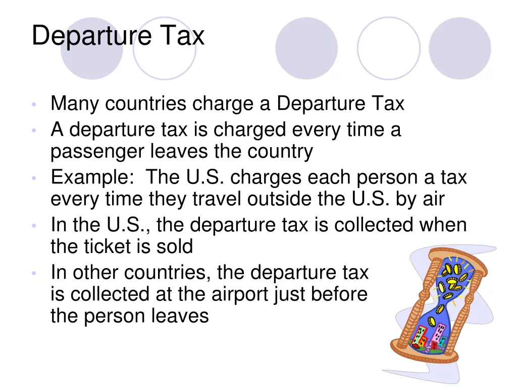 departure tax