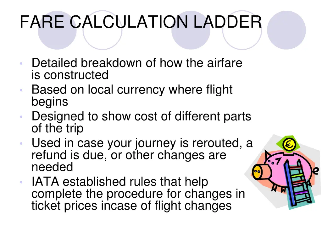 fare calculation ladder