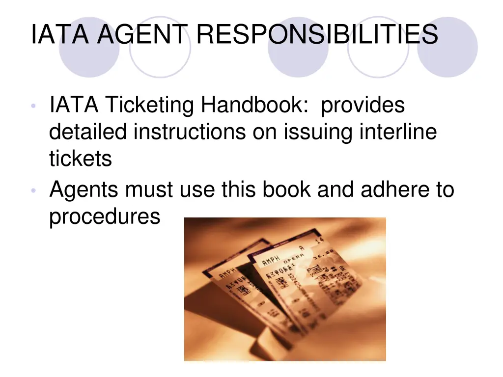 iata agent responsibilities