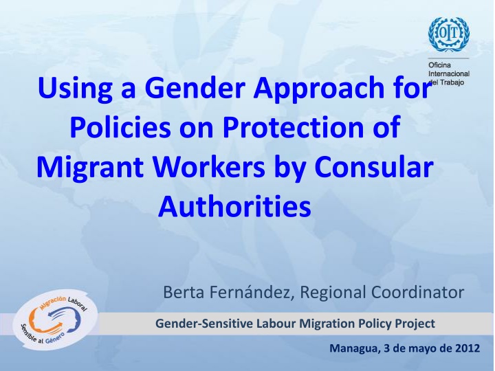 using a gender approach for policies