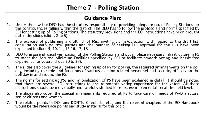theme 7 polling station
