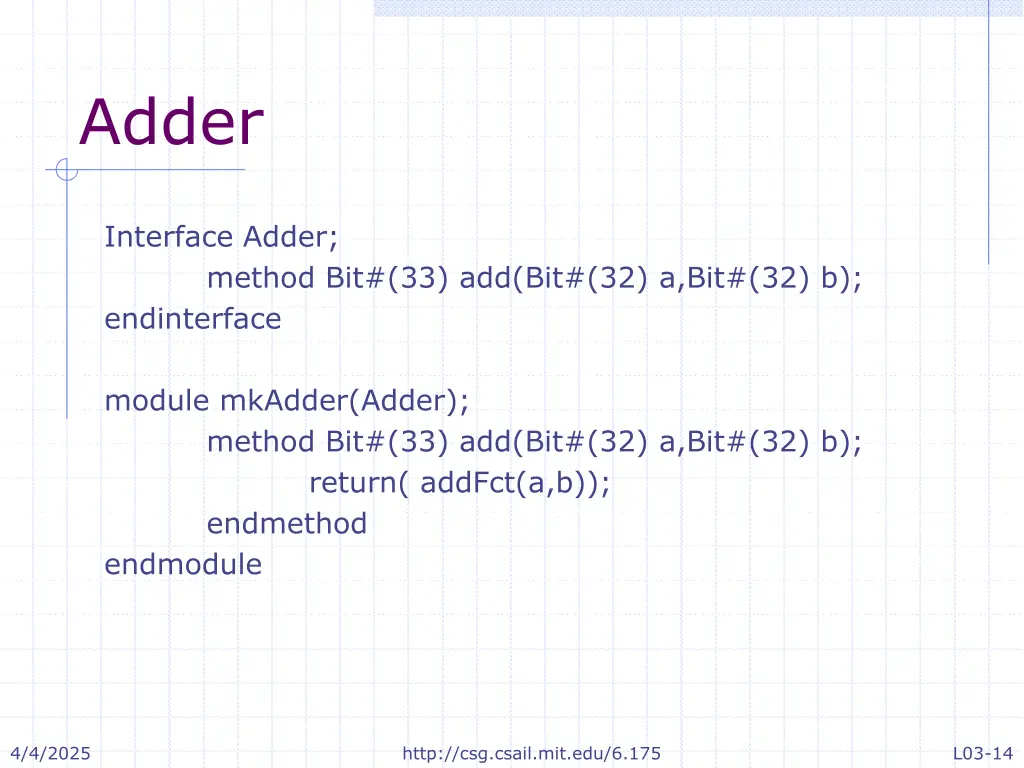 adder