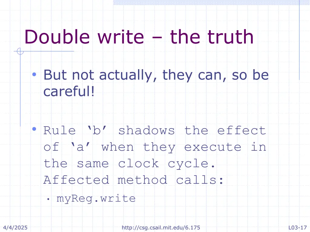 double write the truth 1