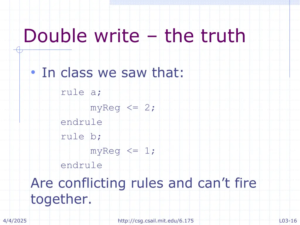 double write the truth