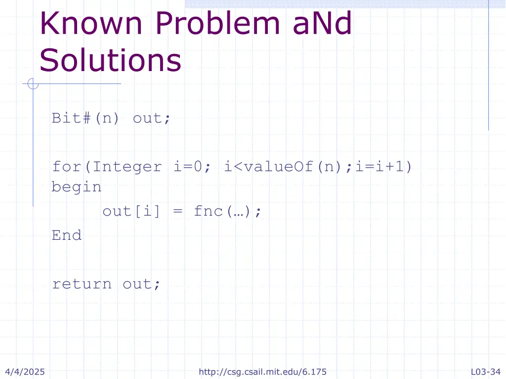 known problem and solutions