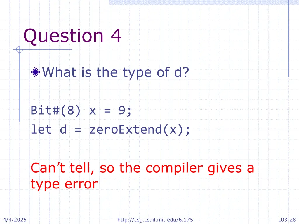 question 4