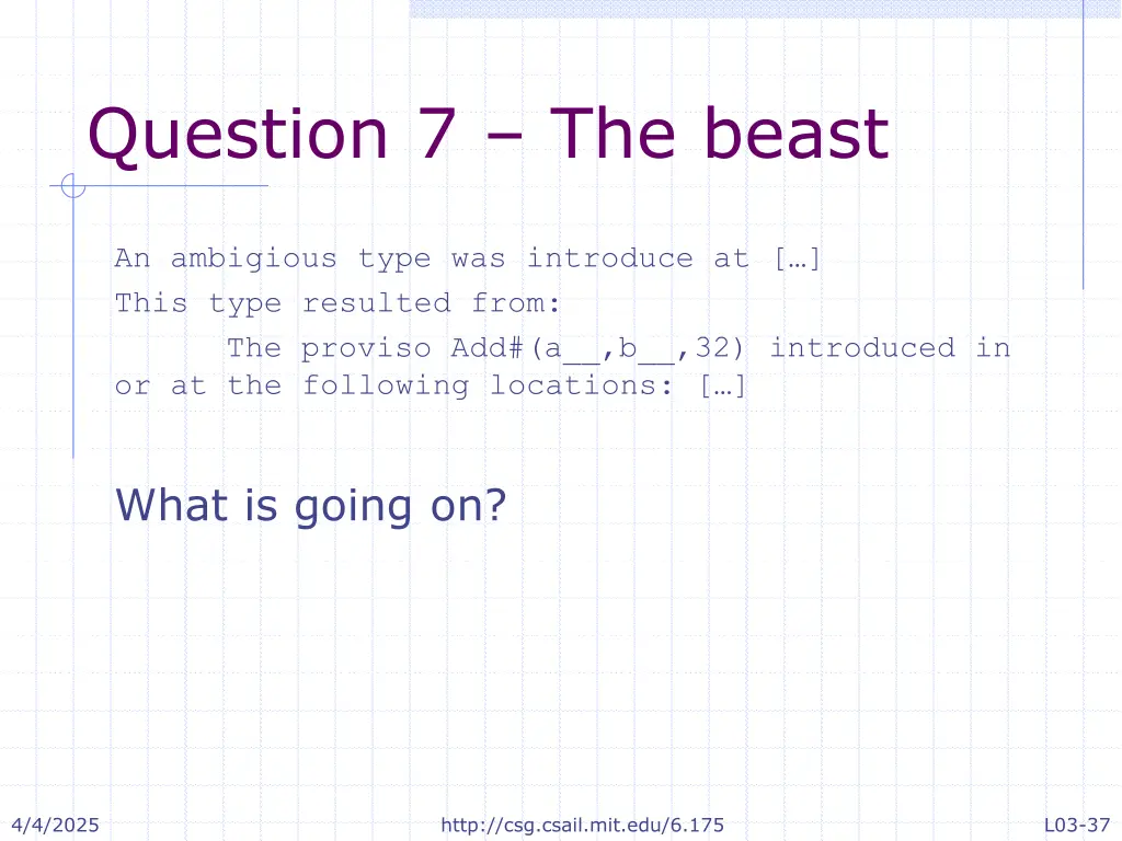 question 7 the beast 1