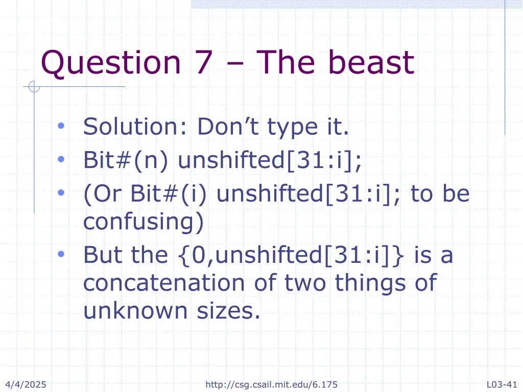question 7 the beast 5
