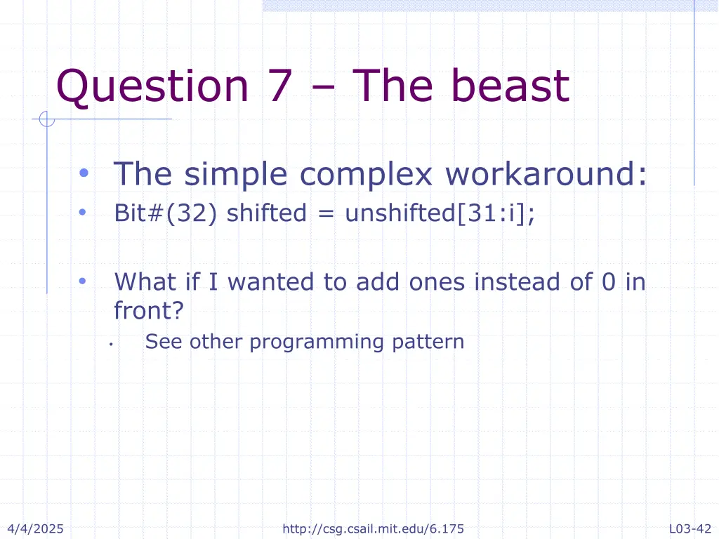 question 7 the beast 6