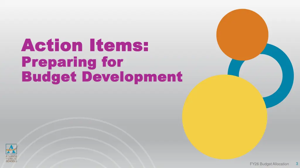 action items action items preparing for preparing