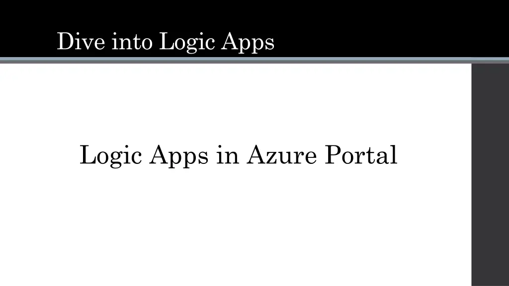dive into logic apps