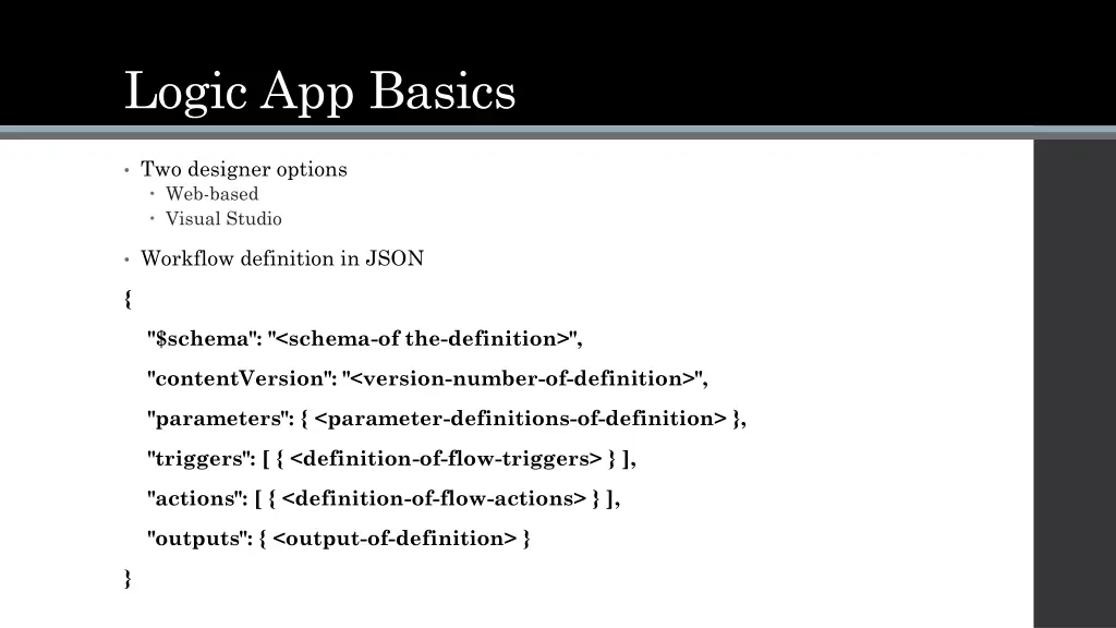 logic app basics