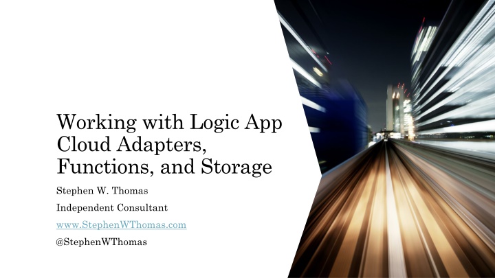 working with logic app cloud adapters functions