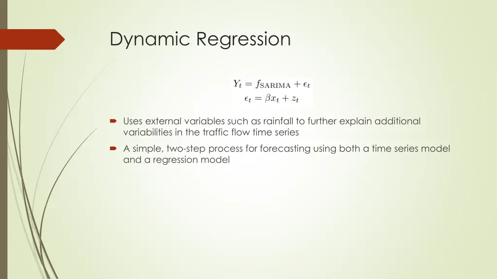 dynamic regression