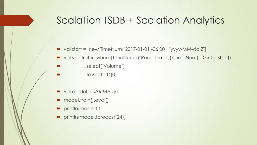 scalation tsdb scalation analytics