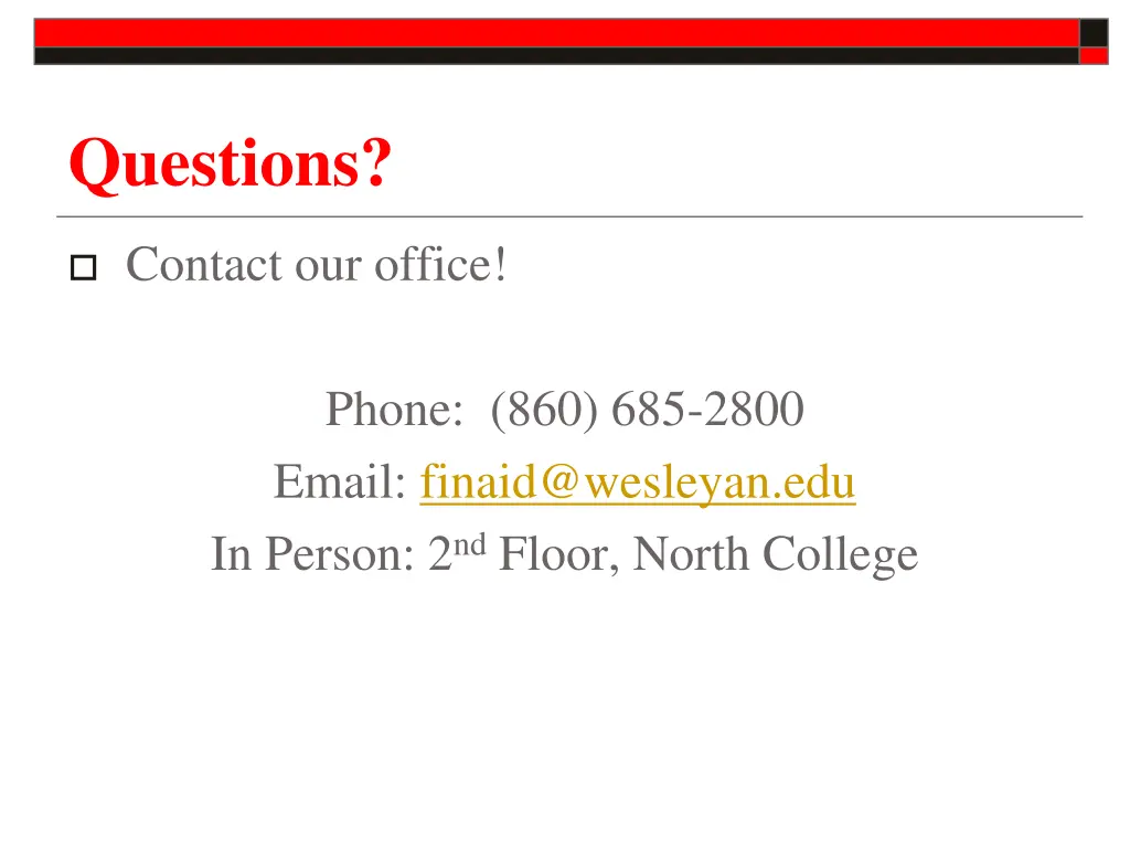 questions