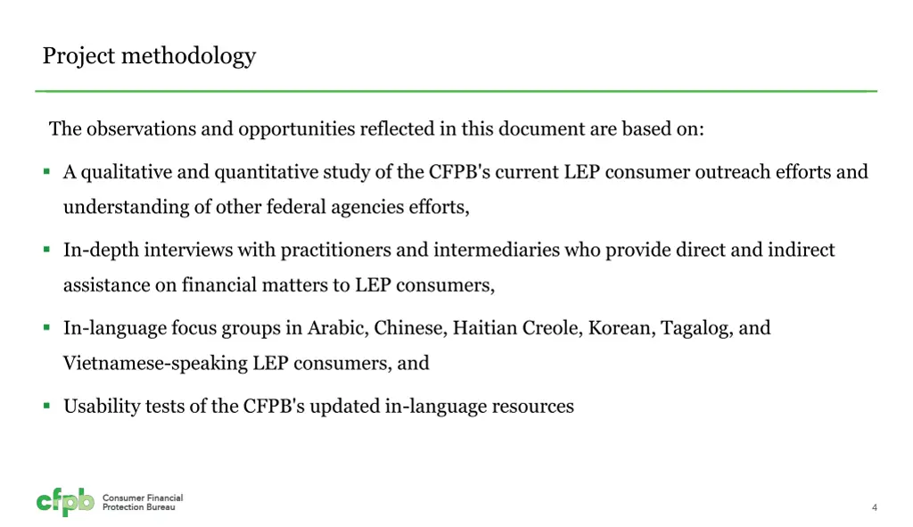 project methodology