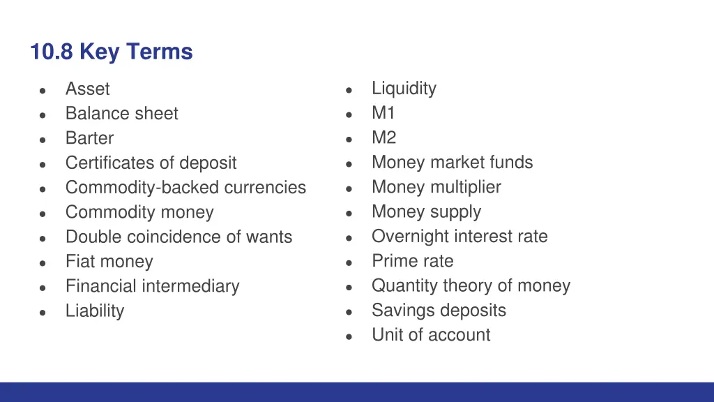 10 8 key terms
