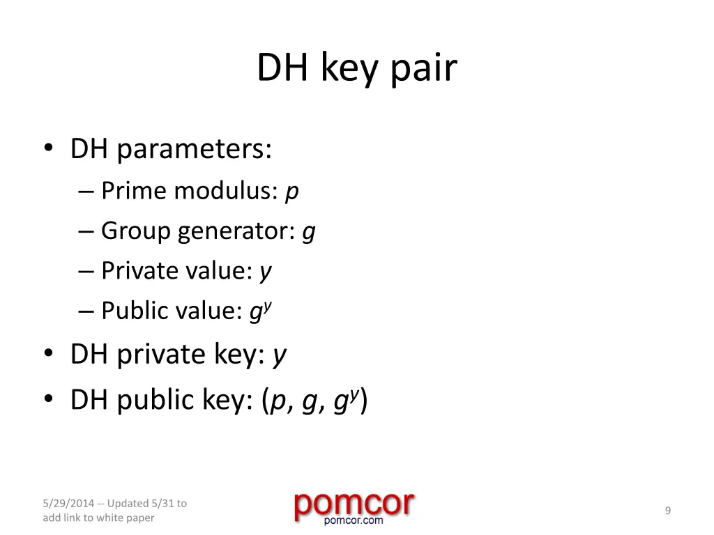 dh key pair