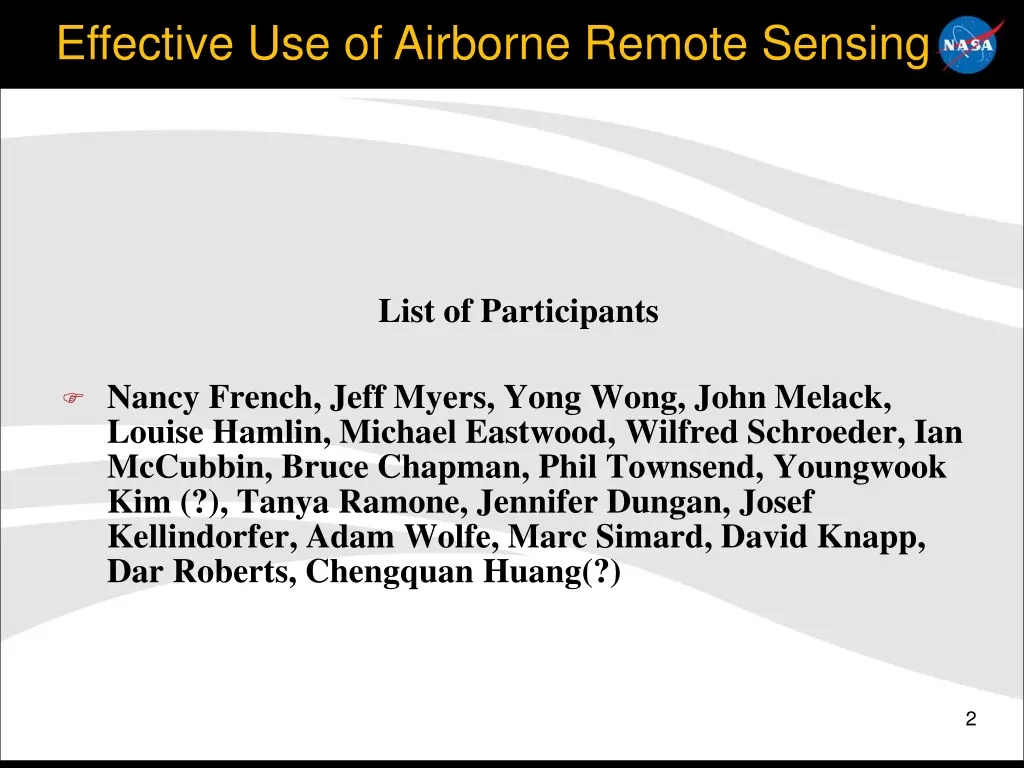 effective use of airborne remote sensing 1