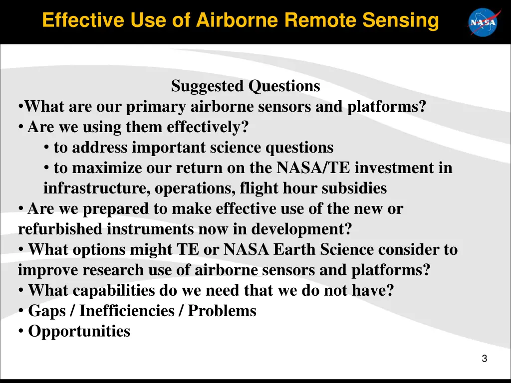 effective use of airborne remote sensing 2