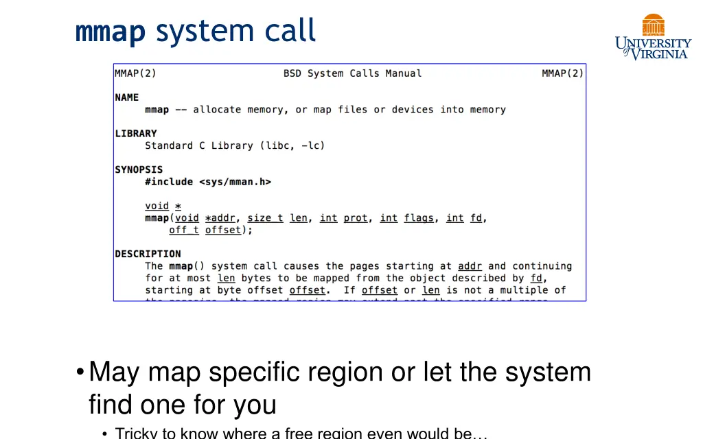 mmap system call