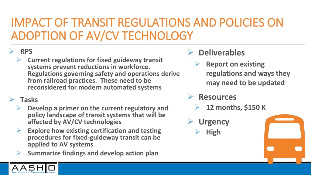 impact of transit regulations and policies