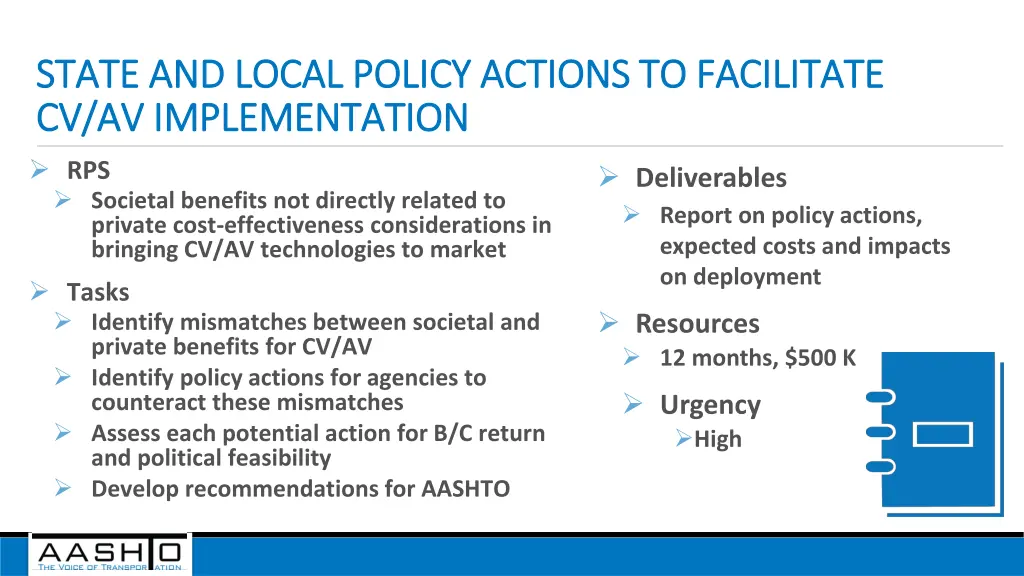 state and local policy actions to facilitate