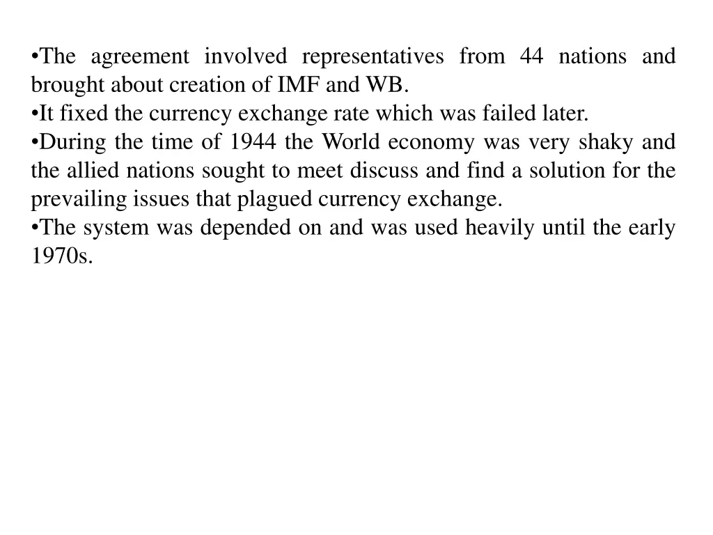 the agreement involved representatives from