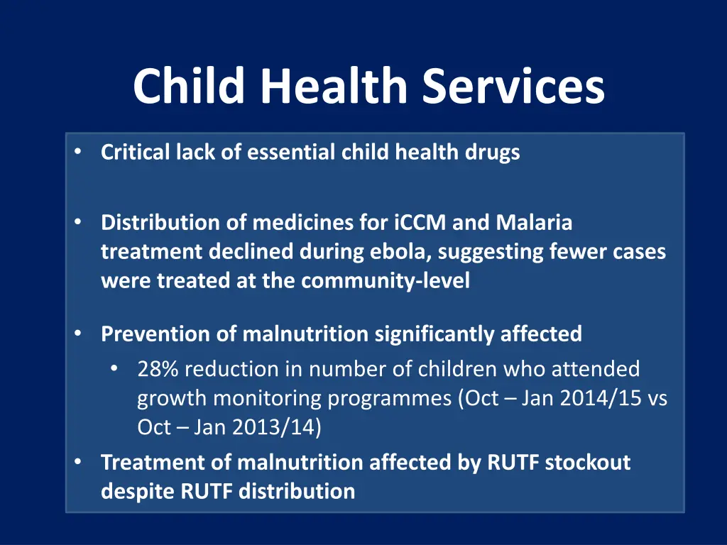 child health services