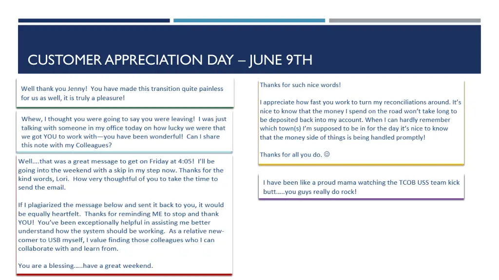 customer appreciation day june 9th