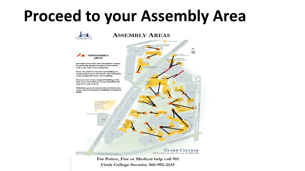 proceed to your assembly area