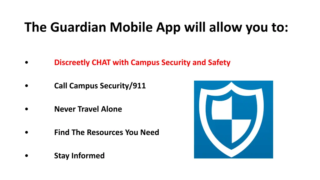 the guardian mobile app will allow you to