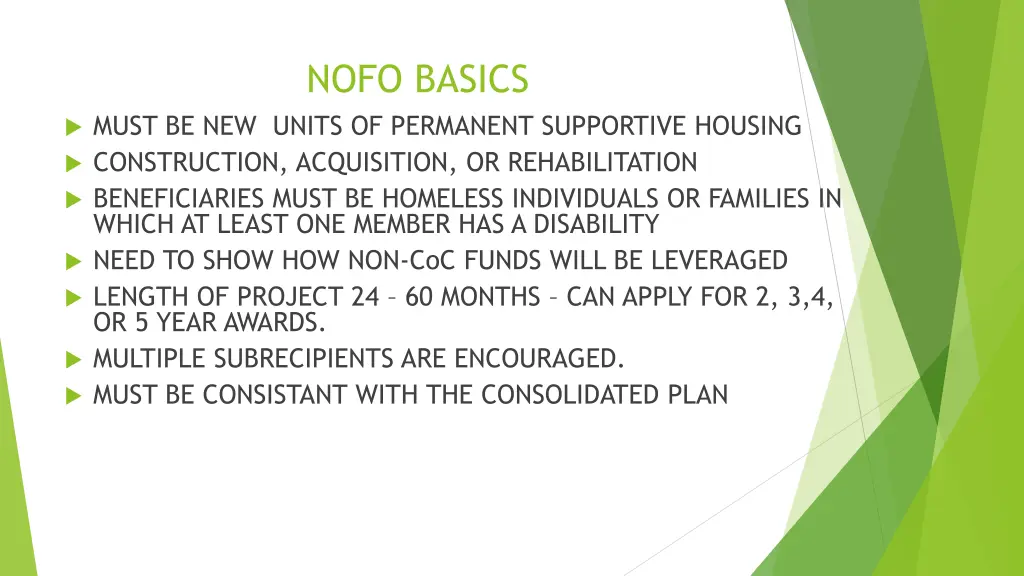 nofo basics 1