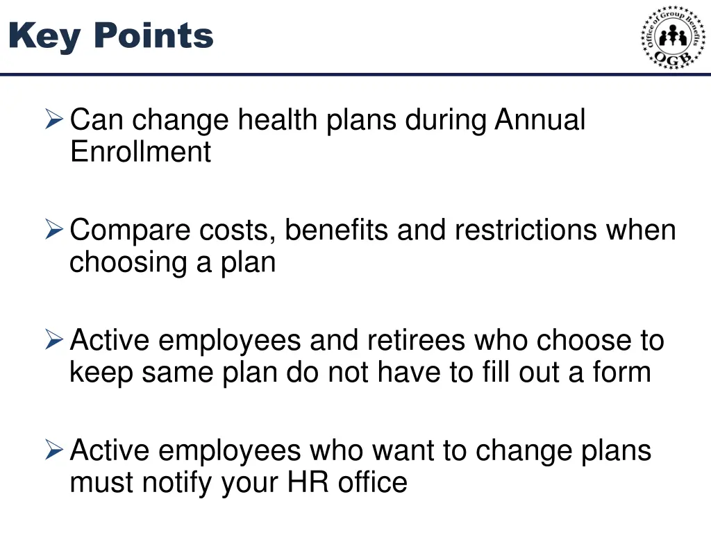 key points