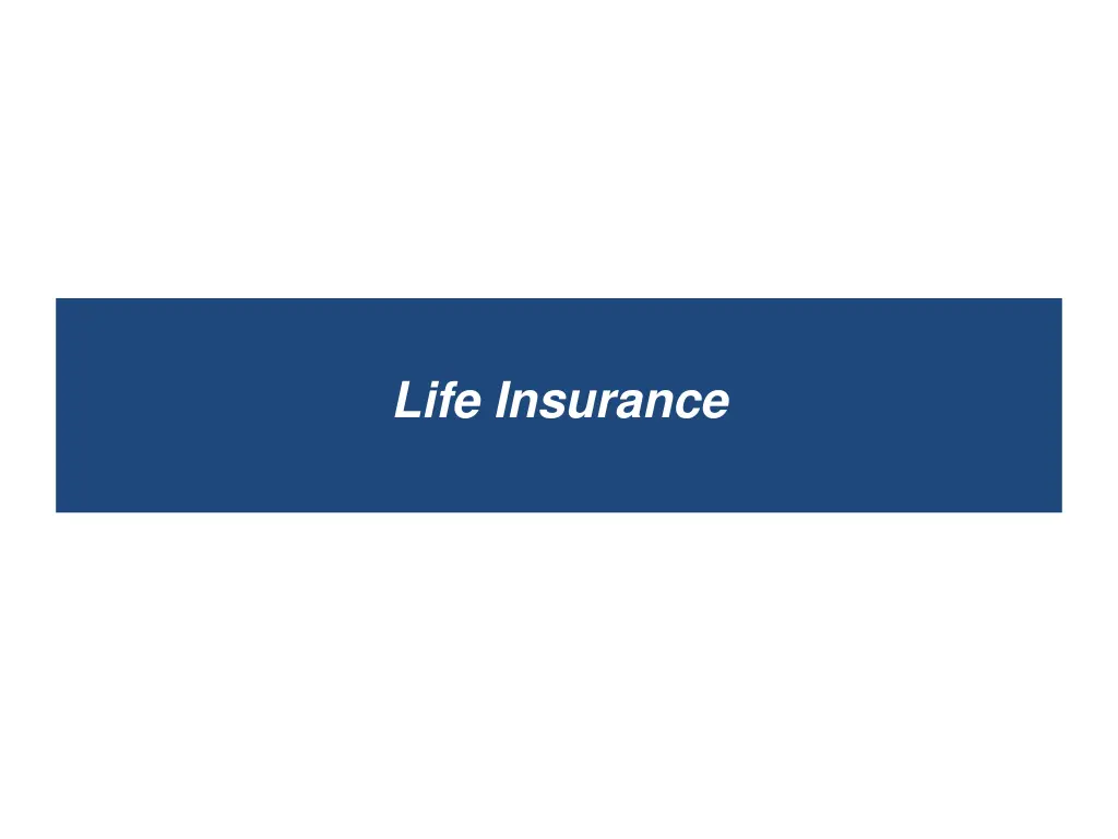 life insurance