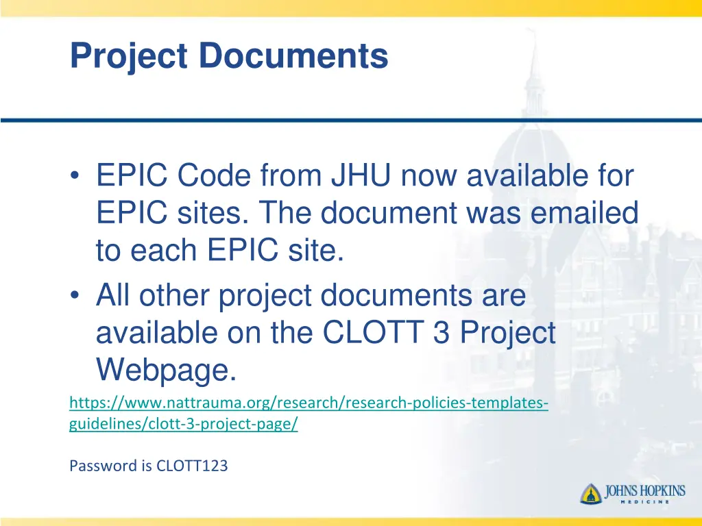 project documents