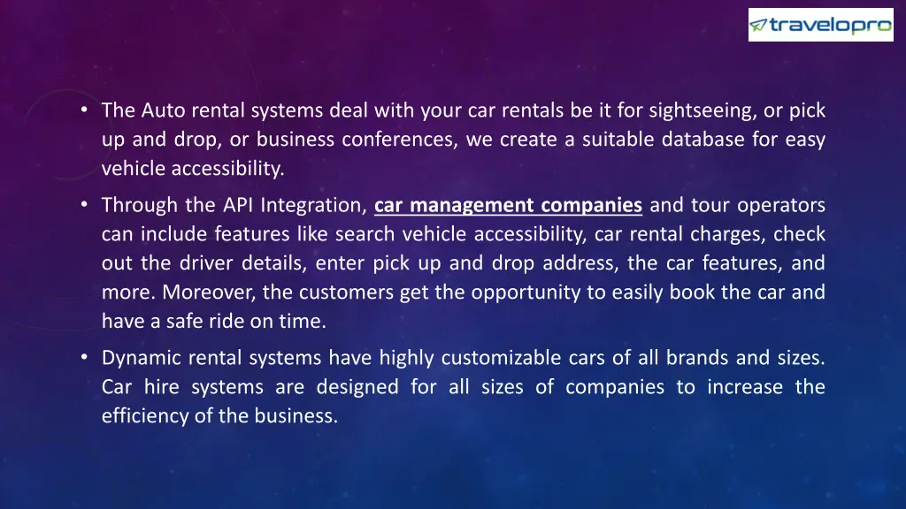 the auto rental systems deal with your