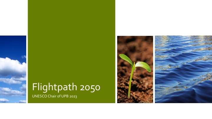 flightpath 2050 unesco chair of upb 2023