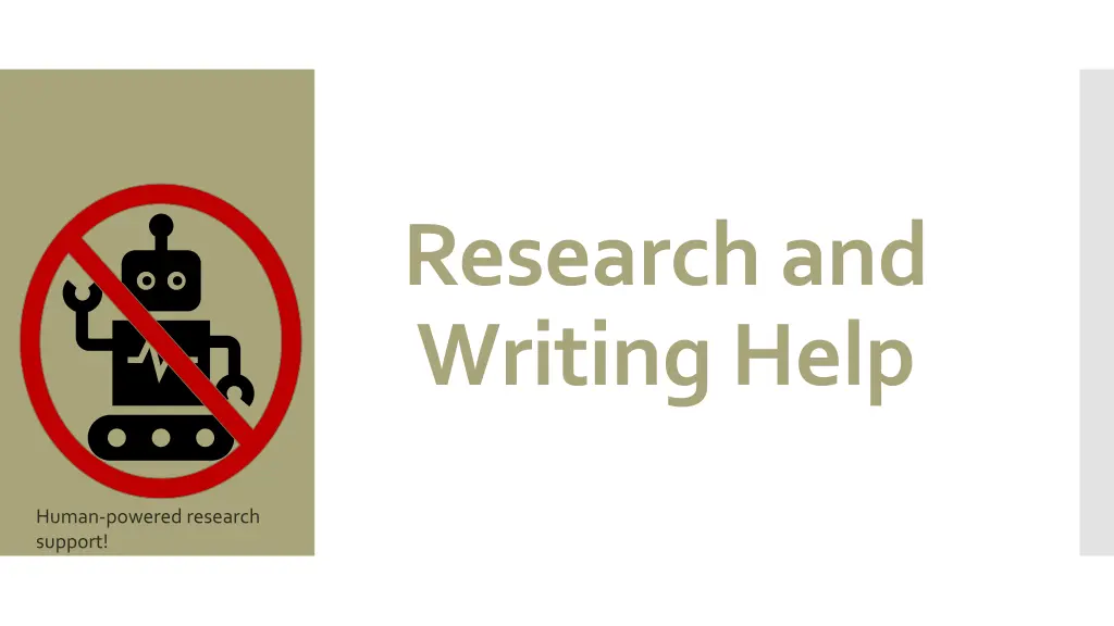 research and writing help