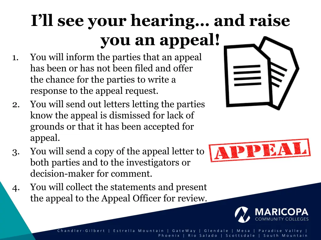 i ll see your hearing and raise you an appeal