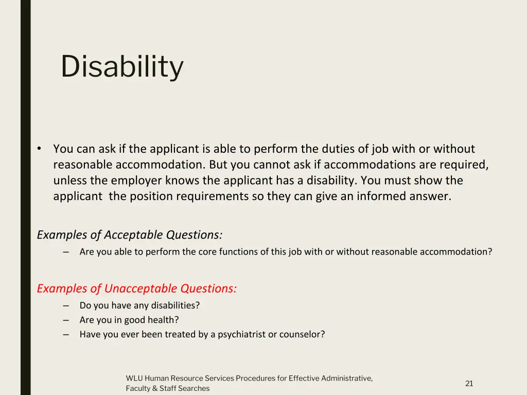 disability