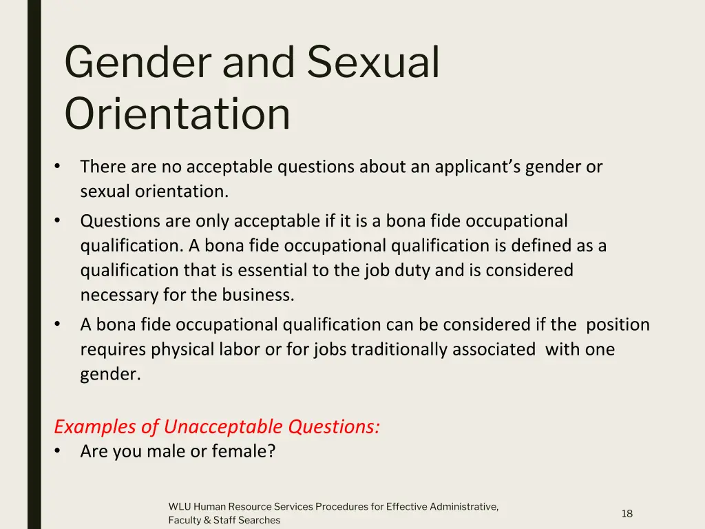 gender and sexual orientation